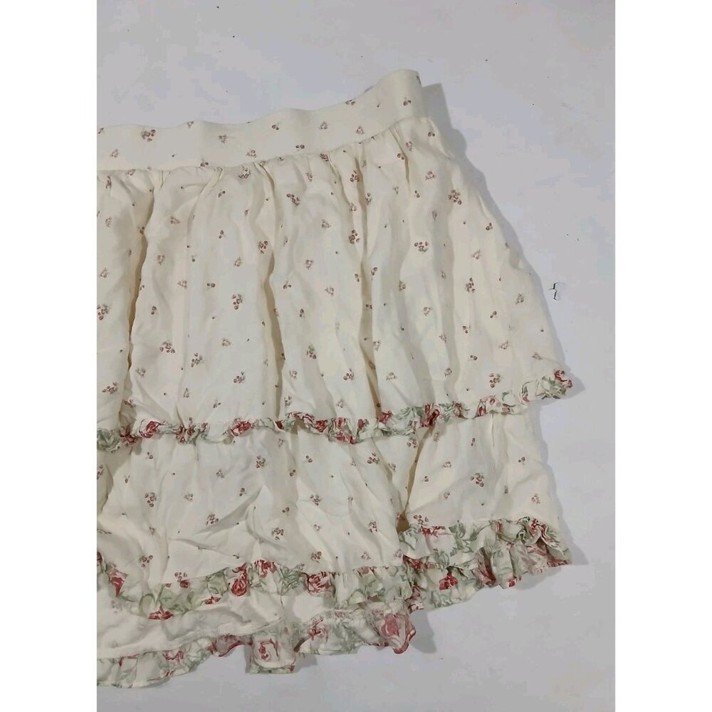 Torrid Mini Challis Ruffle Skirt - Picture 3 of 10
